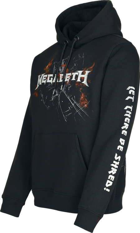 Sweat-shirt à capuche  de Megadeth - Flames - S à XXL - pour Homme - noir - Megadeth - View 2