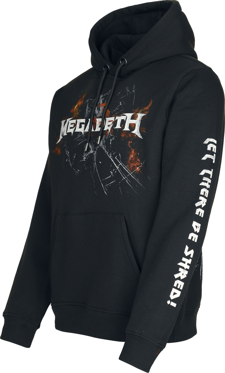 Sweat-shirt à capuche  de Megadeth - Flames - S à XXL - pour Homme - noir - Megadeth - View 2