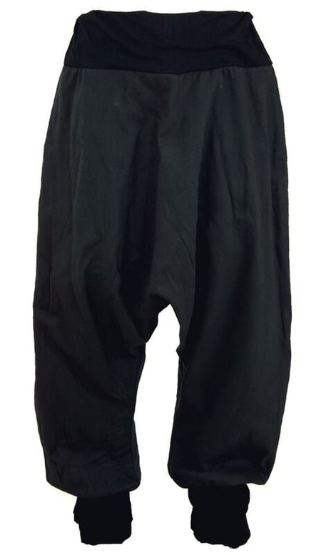 Pantalon en toile  de Guru-Shop - Unisex Goa Aladin Pluderhose - schwarz - S à L - pour Unisexe - noir - Guru-Shop