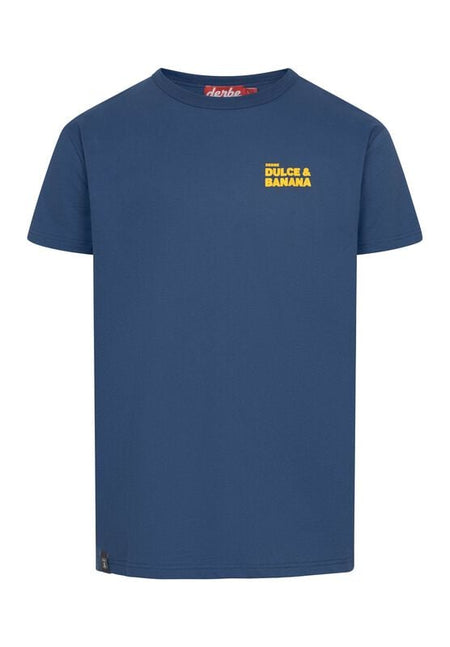 T-Shirt Manches courtes  de Derbe Hamburg - Dulce & Banana - S à 3XL - pour Homme - bleu foncé - derbe hamburg