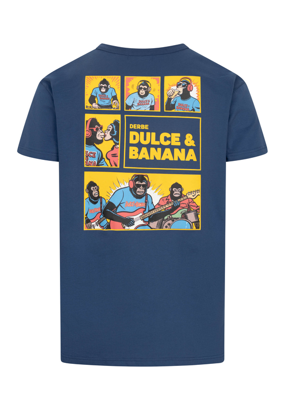 T-Shirt Manches courtes  de Derbe Hamburg - Dulce & Banana - S à 3XL - pour Homme - bleu foncé - derbe hamburg - View 2