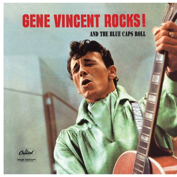 GENE VINCENT ROCKS AND THE BLUE CAPS ROLL - Front Cover