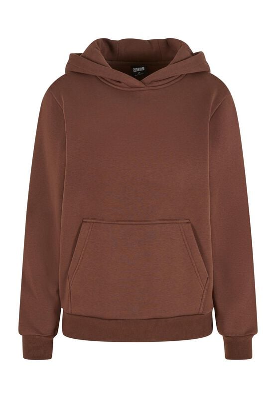 Sweat-shirt à capuche  de Urban Classics - Sweat à Capuche Fluffy Femme - XS à XL - pour Femme - marron - Urban Classics