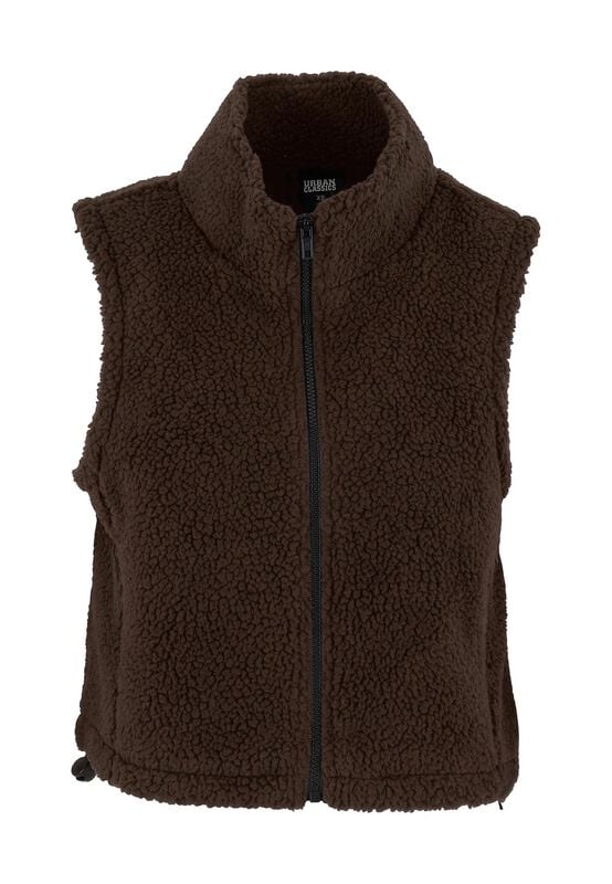Veste Sans Manches  de Urban Classics - Polaire - XS à XL - pour Femme - marron - Urban Classics