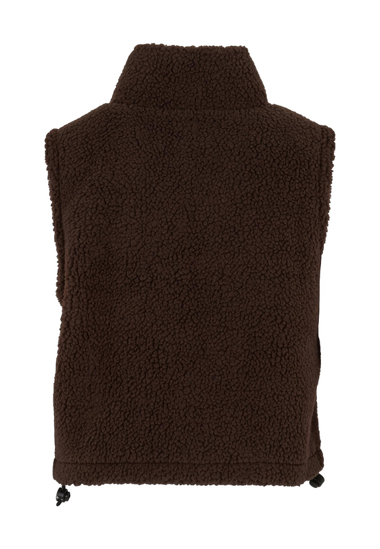 Veste Sans Manches  de Urban Classics - Polaire - XS à XL - pour Femme - marron - Urban Classics - View 2