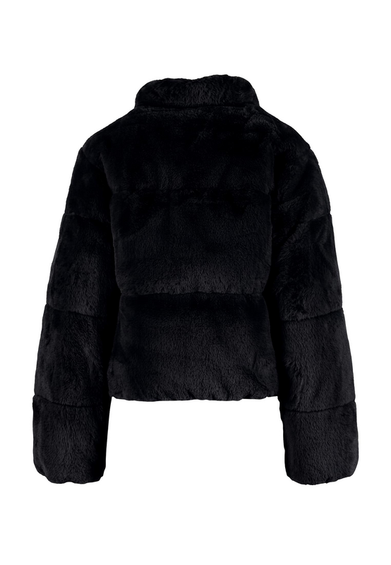 Veste mi-saison  de Urban Classics - Fausse Fourrure - XS à 3XL - pour Femme - noir - Urban Classics - View 2