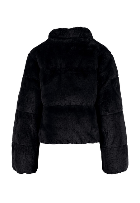 Veste mi-saison  de Urban Classics - Fausse Fourrure - XS à 3XL - pour Femme - noir - Urban Classics - View 2
