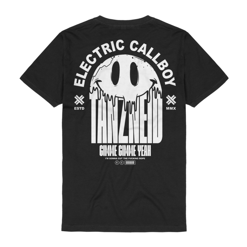 T-Shirt Manches courtes  de Electric Callboy - Tanzneid Death Core Smile - S à 3XL - pour Homme - noir - Electric Callboy - View 2