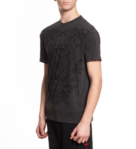 T-Shirt Manches courtes  de Affliction - Tortured S/S Tee - L à XXL - pour Homme - noir - Affliction - View 2