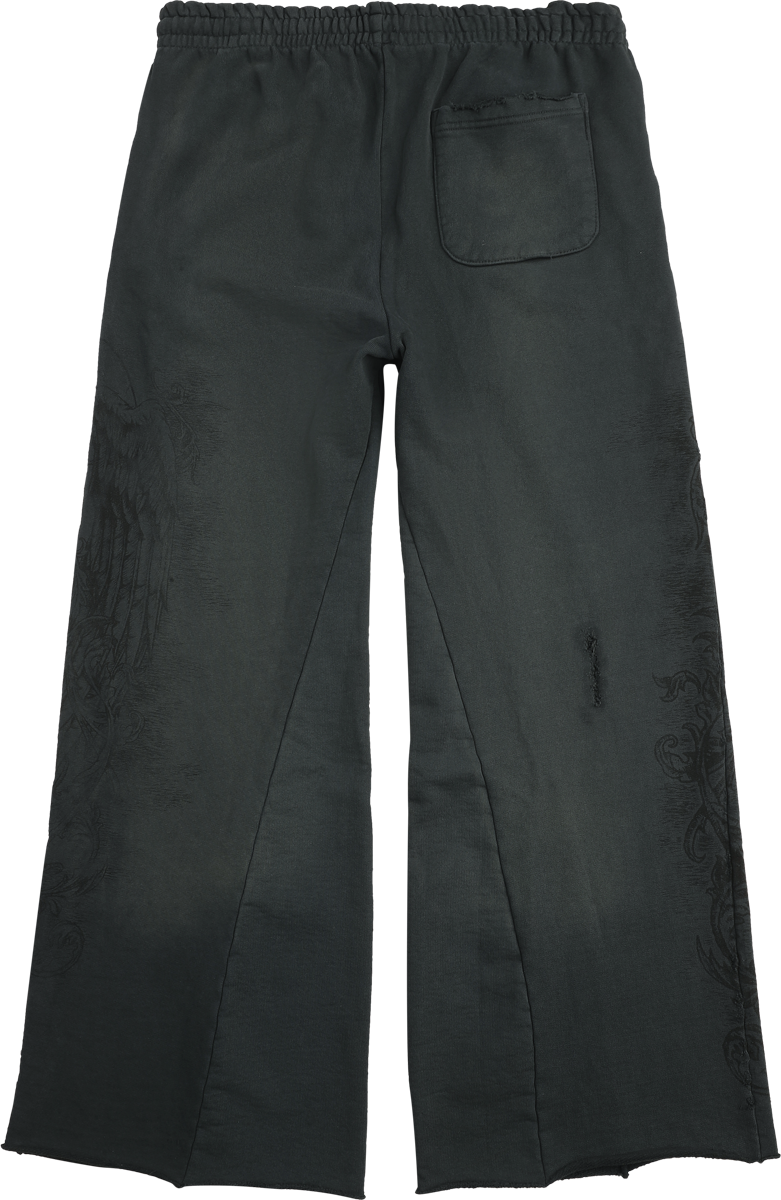 Pantalon en toile  de Affliction - Winged Up Sweatpant - L à XXL - pour Homme - gris - Affliction - View 2