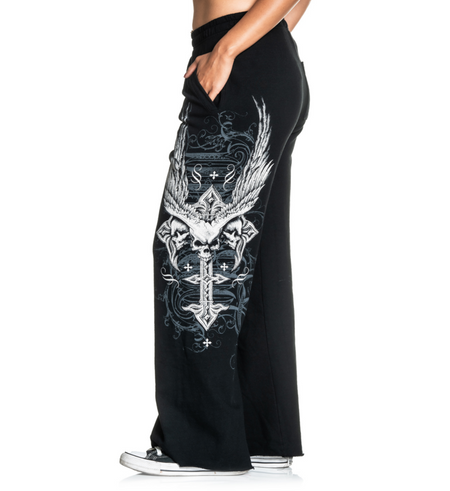 Pantalon en toile  de Affliction - Death Eyes Sweatpant - M à XL - pour Homme - noir - Affliction - View 2