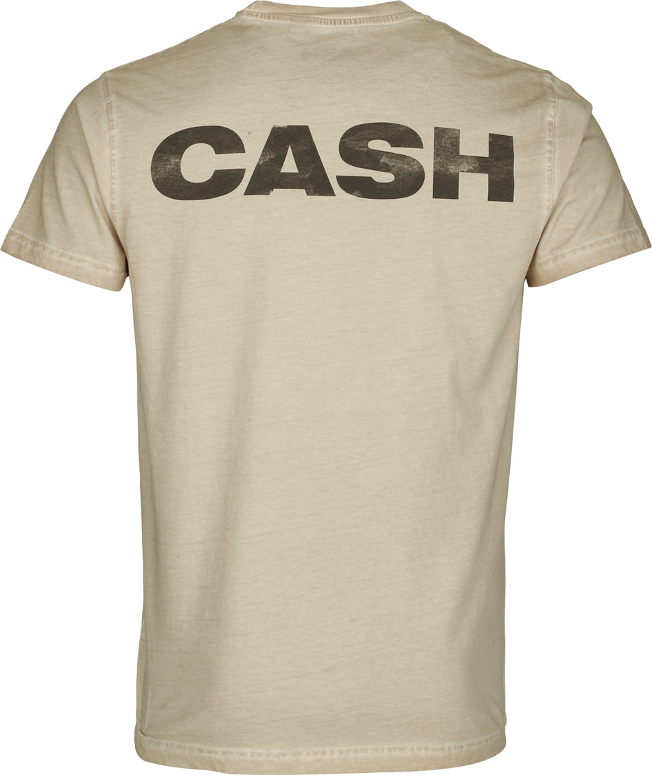 T-Shirt Manches courtes  de Johnny Cash - Walk Alone - S à 4XL - pour Homme - crème - Johnny Cash - View 2