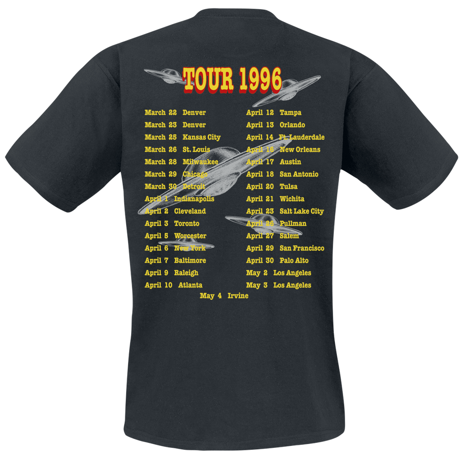T-Shirt Manches courtes  de Foo Fighters - Tour ´96 - S à 3XL - pour Homme - noir - Foo Fighters - View 2
