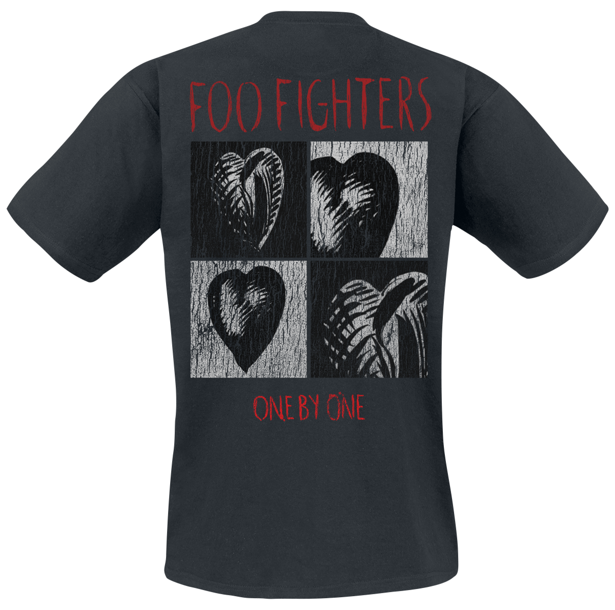 T-Shirt Manches courtes  de Foo Fighters - Heart Collage - S à 3XL - pour Homme - noir - Foo Fighters - View 2
