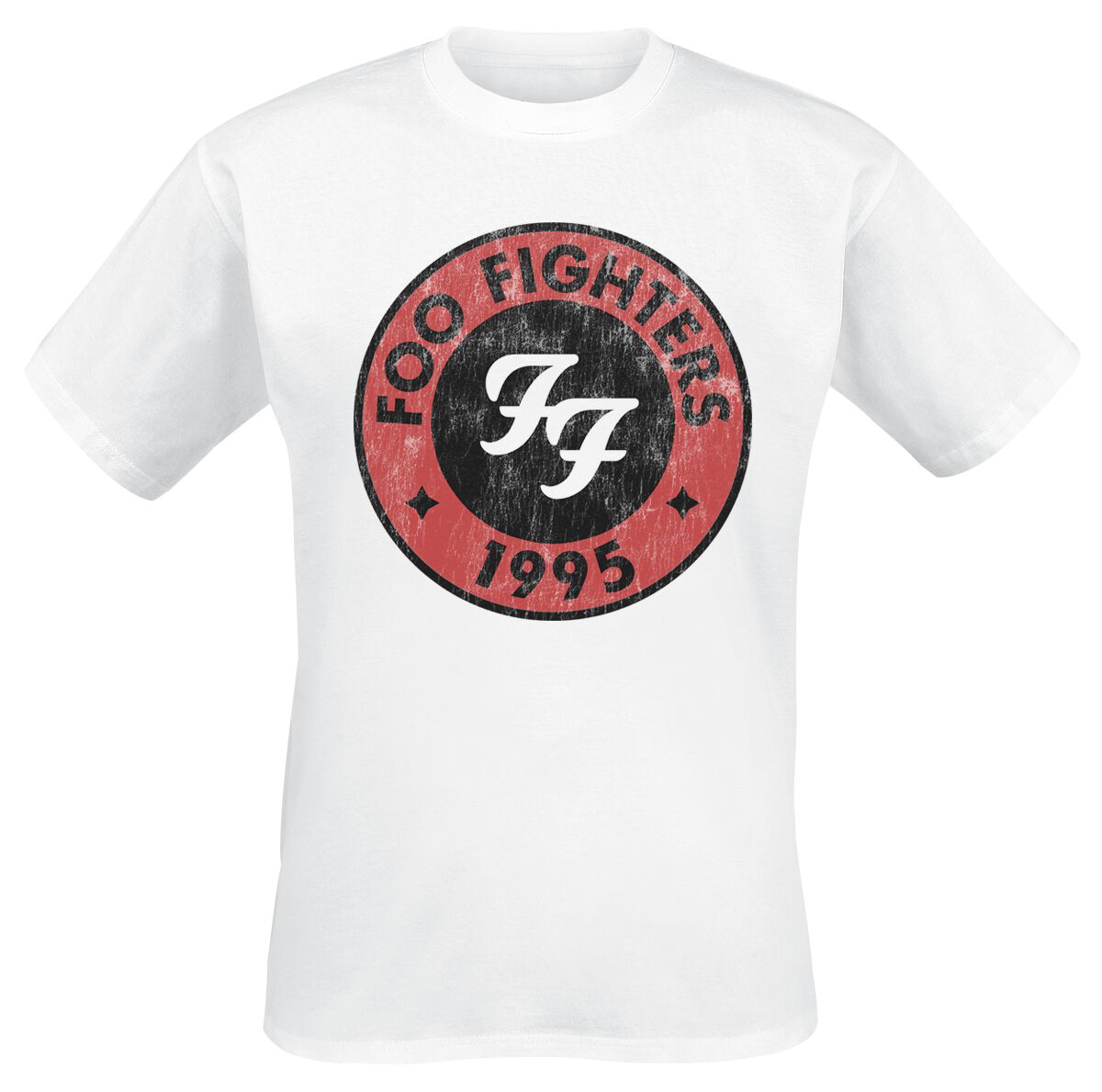 T-Shirt Manches courtes  de Foo Fighters - 1995 - S à 3XL - pour Homme - blanc - Foo Fighters