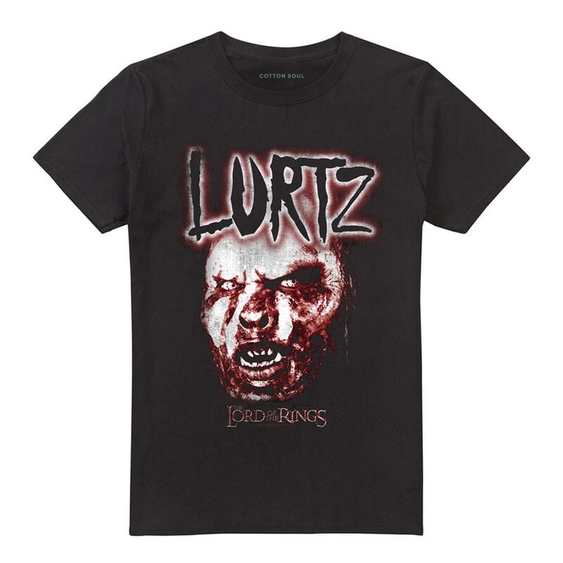 T-Shirt Manches courtes  de Le Seigneur Des Anneaux - Evil Lurtz - M à 5XL - pour Homme - noir - Le Seigneur Des Anneaux