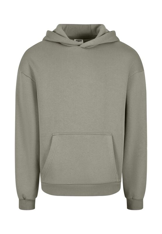Sweat-shirt à capuche  de Urban Classics - Sweat à Capuche Fluffy - S à 4XL - pour Homme - olive - Urban Classics
