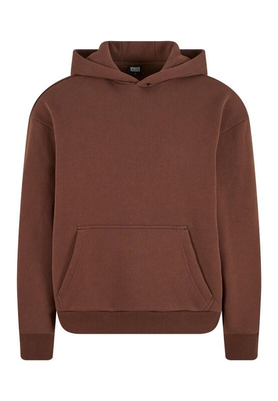 Sweat-shirt à capuche  de Urban Classics - Sweat à Capuche Fluffy - S à XXL - pour Homme - marron - Urban Classics