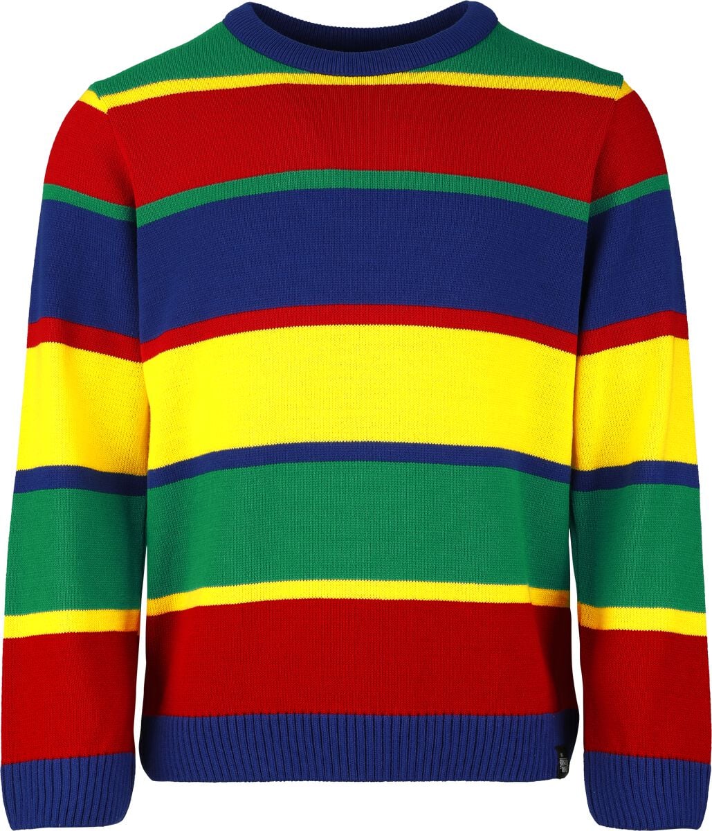 Pull tricoté  de Stranger Things - Derek Turnbow - Pulllover - S à XXL - pour Homme - multicolore - Stranger Things