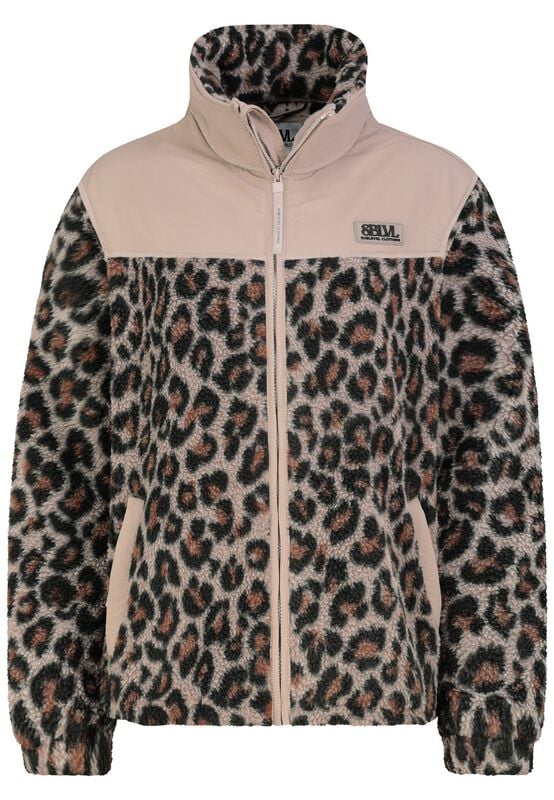 Veste Polaire  de Sublevel - VESTE POLAIRE IMPRIMÉ INTÉGRAL - XS à XXL - pour Femme - léopard - Sublevel