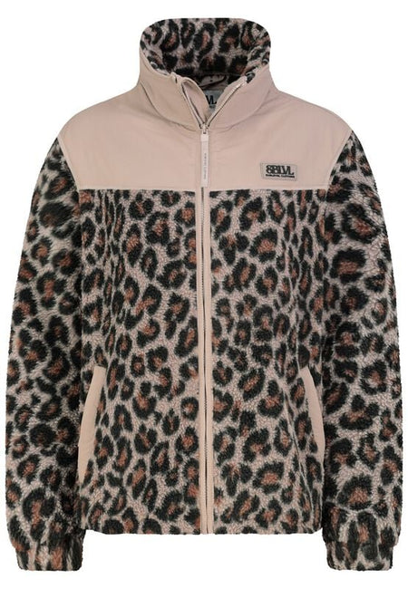 Veste Polaire  de Sublevel - VESTE POLAIRE IMPRIMÉ INTÉGRAL - XS à XXL - pour Femme - léopard - Sublevel