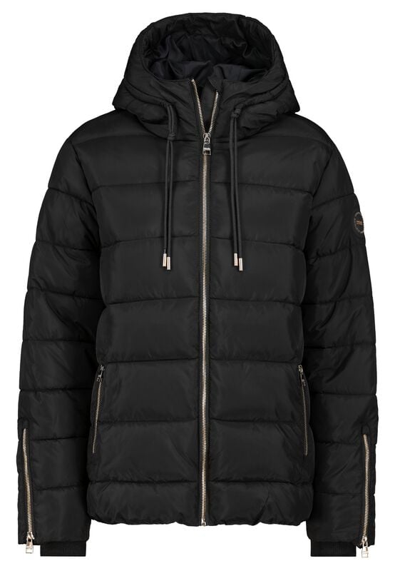 Manteau d'hiver  de Sublevel - Veste Matelassée avec Zip Doré - S à XXL - pour Femme - noir - Sublevel