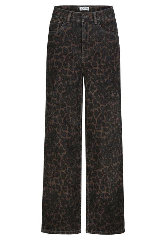 Pantalon en toile  de Eight2Nine - Pantalon Ample Imprimé Intégral - XS à XXL - pour Femme - léopard - Eight2Nine