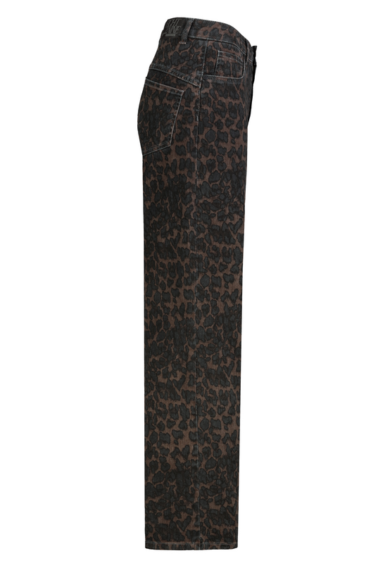 Pantalon en toile  de Eight2Nine - Pantalon Ample Imprimé Intégral - XS à XXL - pour Femme - léopard - Eight2Nine - View 2
