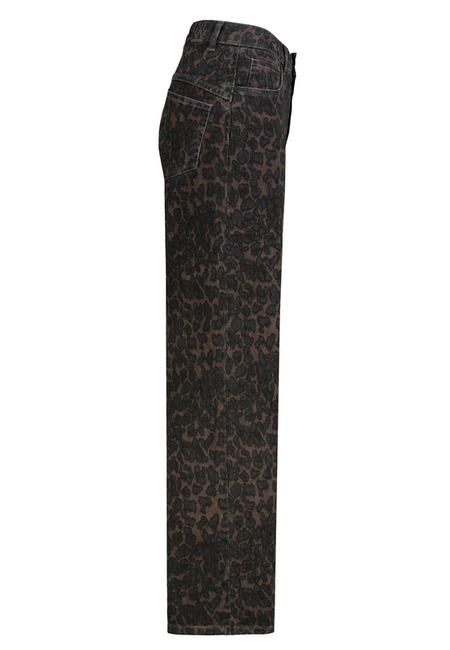 Pantalon en toile  de Eight2Nine - Pantalon Ample Imprimé Intégral - XS à XXL - pour Femme - léopard - Eight2Nine - View 2
