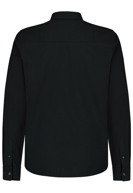 Chemise manches longues  de Sublevel - CHEMISE EN LIN - S à XXL - pour Homme - noir - Sublevel - View 2