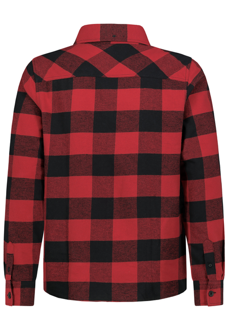 Chemise en flanelle  de Sublevel - FLANELL SHIRT - S à XXL - pour Homme - noir/rouge - Sublevel - View 2