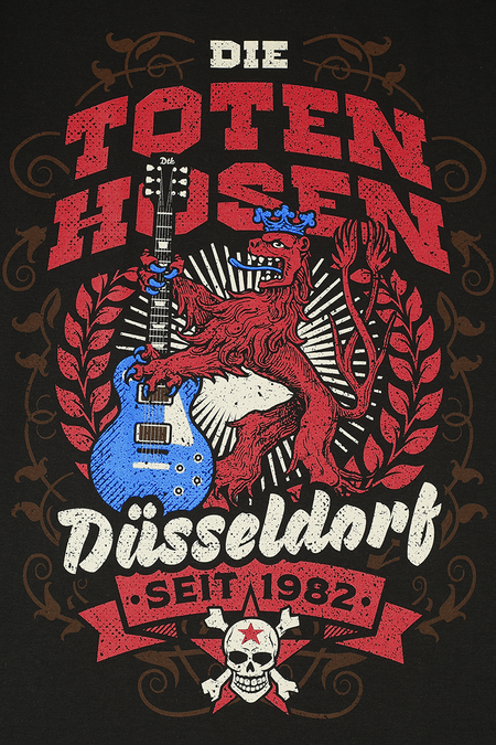 T-Shirt Manches courtes  de Die Toten Hosen - Düsseldorf - S à 3XL - pour Homme - noir - Die Toten Hosen - View 2