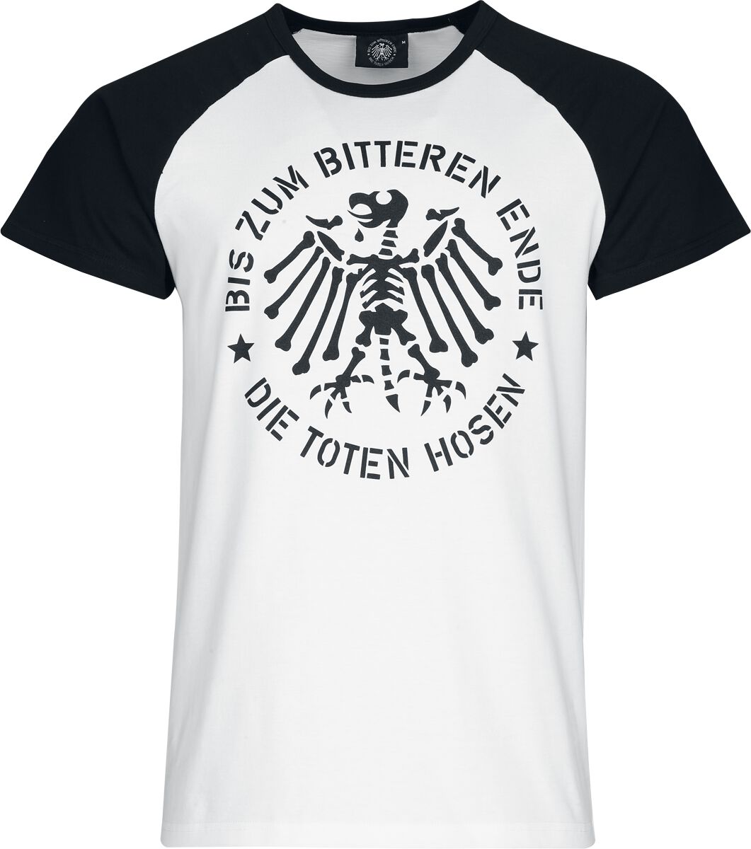 T-Shirt Manches courtes  de Die Toten Hosen - BzbE - XS à XXL - pour Homme - blanc/noir - Die Toten Hosen