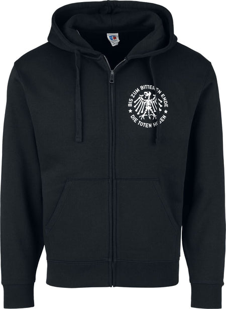 Sweat-shirt zippé à capuche  de Die Toten Hosen - BzbE - S à 3XL - pour Homme - noir - Die Toten Hosen