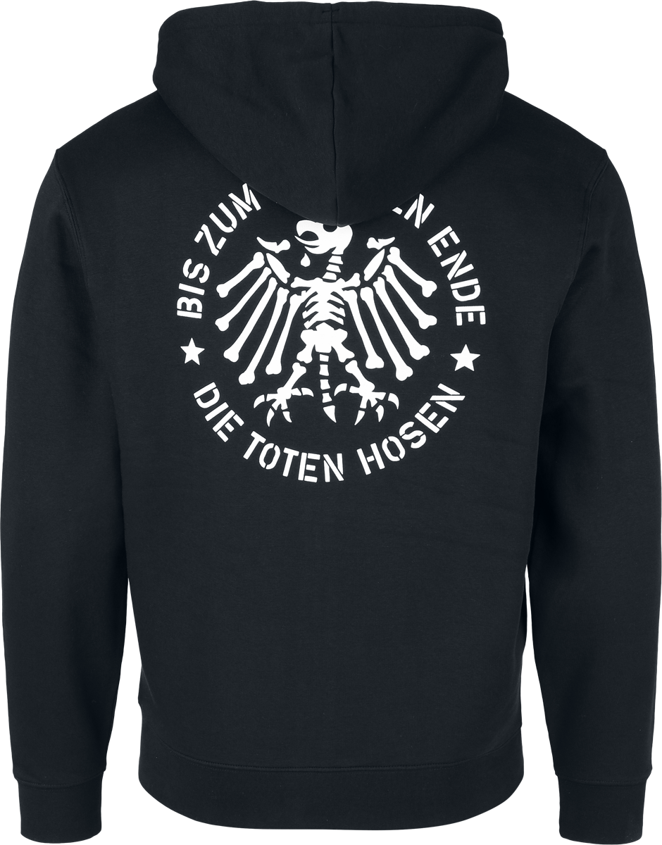 Sweat-shirt zippé à capuche  de Die Toten Hosen - BzbE - S à XL - pour Homme - noir - Die Toten Hosen - View 2