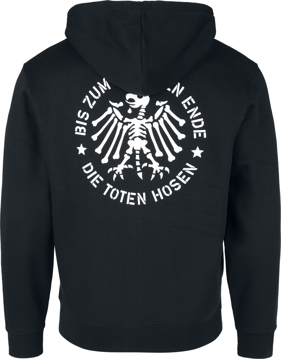 Sweat-shirt zippé à capuche  de Die Toten Hosen - BzbE - S à 3XL - pour Homme - noir - Die Toten Hosen - View 2
