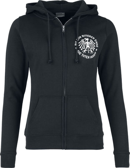 Sweat-shirt zippé à capuche  de Die Toten Hosen - BzbE - S à XXL - pour Femme - noir - Die Toten Hosen