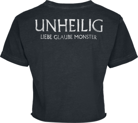 T-Shirt Manches courtes  de Unheilig - Liebe Glaube Monster - S à 4XL - pour Femme - anthracite - Unheilig - View 2