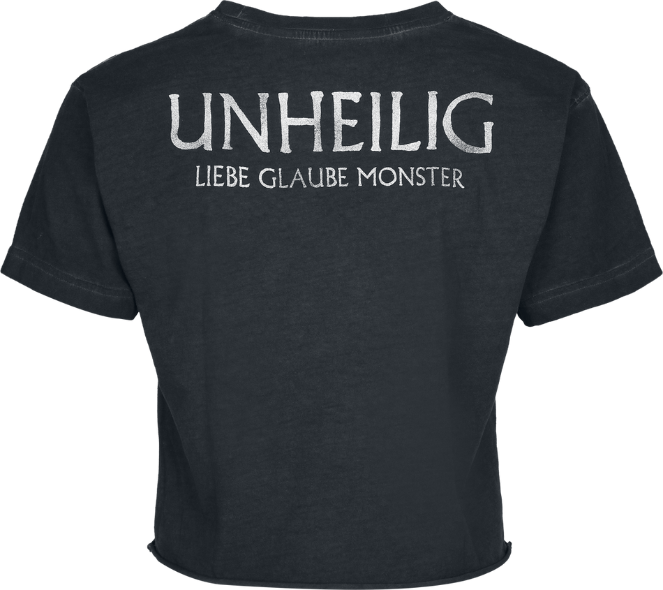 T-Shirt Manches courtes  de Unheilig - Liebe Glaube Monster - S à 4XL - pour Femme - anthracite - Unheilig - View 2