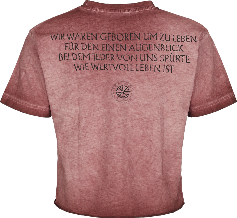 T-Shirt Manches courtes  de Unheilig - Geboren - S à 4XL - pour Femme - rouge - Unheilig - View 2