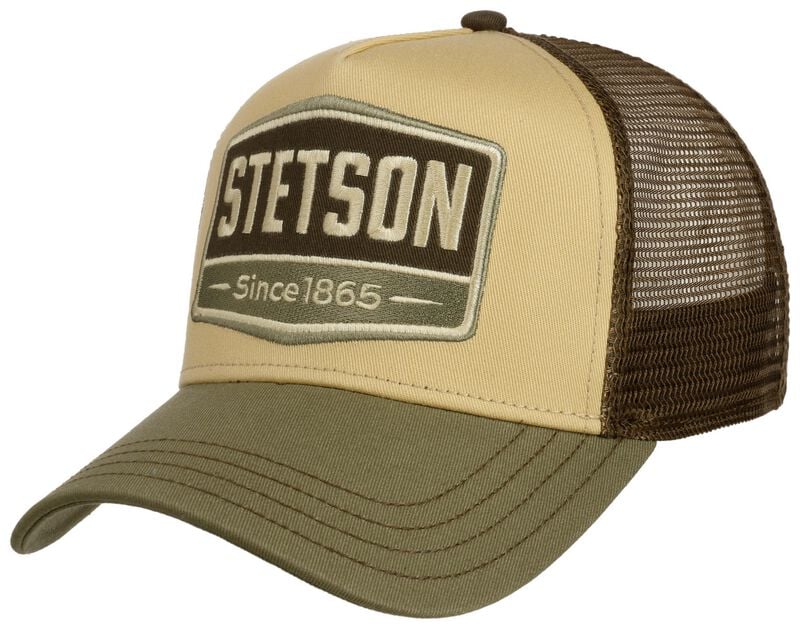Casquette  de Stetson - Trucker Cap Lightning - pour Unisexe - beige/vert - Stetson