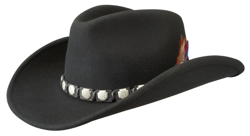 Chapeau  de Stetson - Western Woolfelt - pour Unisexe - noir - Stetson