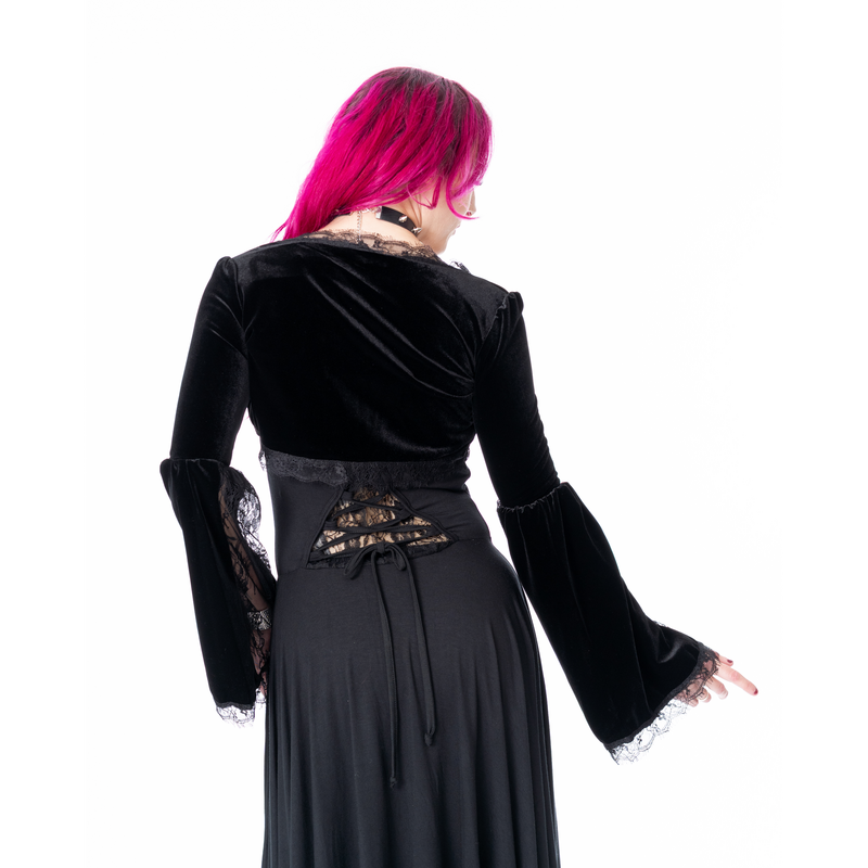 Gilets & Ponchos Gothic de Poizen Industries - Wynter Bolero - XS à 4XL - pour Femme - noir - Poizen Industries - View 2