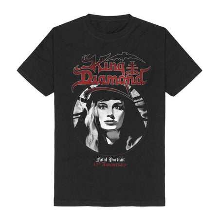 T-Shirt Manches courtes  de King Diamond - Fatal Portrait 40th Anniversary Symbol - M à 3XL - pour Homme - noir - King Diamond