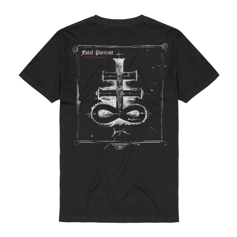 T-Shirt Manches courtes  de King Diamond - Fatal Portrait 40th Anniversary Symbol - M à 3XL - pour Homme - noir - King Diamond - View 2