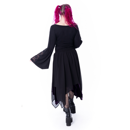 Jupe mi-longue Gothic de Innocent - Oceane Skirt - XS à 4XL - pour Femme - noir - innocent - View 2