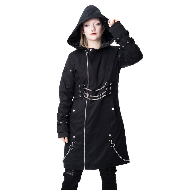 Manteaux Gothic de Chemical Black - Chasm Coat - XS à 4XL - pour Femme - noir - Chemical Black