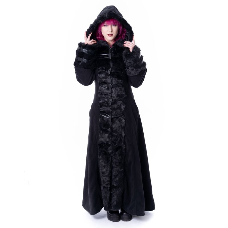 Manteaux Gothic de Poizen Industries - Ruinel Coat - XS à 4XL - pour Femme - noir - Poizen Industries