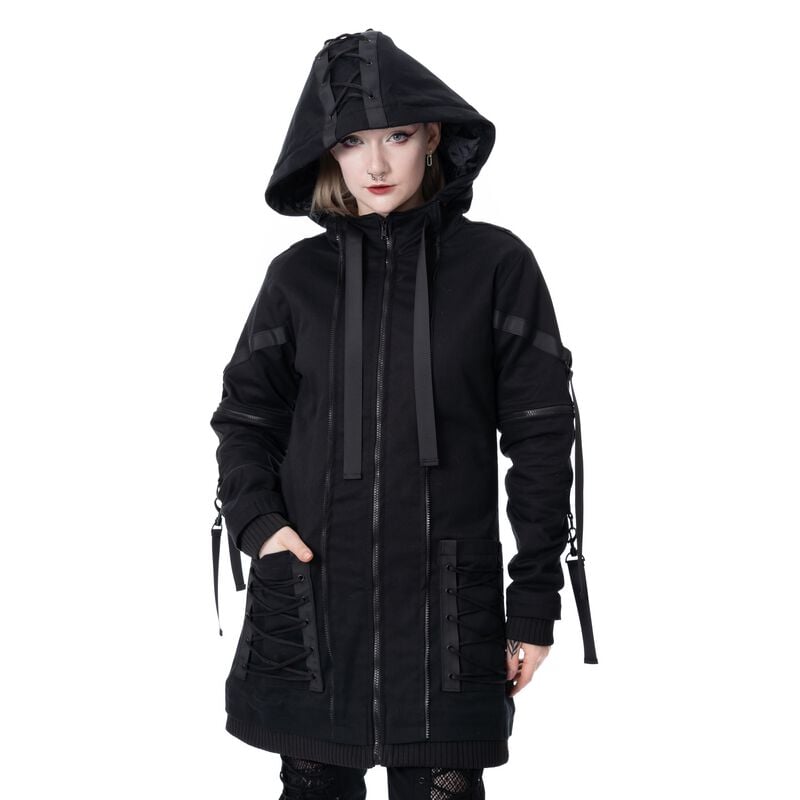 Veste mi-saison Gothic de Chemical Black - Lamia Jacket - XS à XXL - pour Femme - noir - Chemical Black