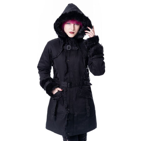 Veste mi-saison Gothic de Poizen Industries - Vesperis jacket - S à 4XL - pour Femme - noir - Poizen Industries
